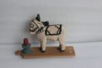 Oriental Vintage Wooden Nandi Cow Handmade Figurine Indian Home Decorative - Image 6