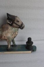 Oriental Vintage Wooden Nandi Cow Handmade Figurine Indian Home Decorative - Image 3