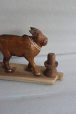 Antique Wooden Nandi Figure - Image 3