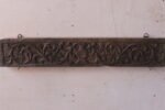 Antique Wooden Floral Hand Carved Wall Hanging Panel Home Garden Decor - Image 3