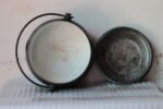 Old Vintage 2 and Half Gallons Cast Iron Pot Antique Decor Collectible Made in England - Image 3