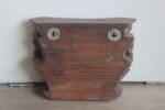 Floating Shelf Wooden Decor Art Wall Shelf | Vintage Wooden Face Carved Shelve - Image 5