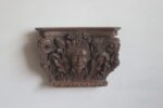 Wooden Wall Decor Shelves | Floating Shelf | Vintage Wooden Face Carved Shelve - Image 2