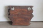 Wooden Wall Decor Shelves | Floating Shelf | Vintage Wooden Face Carved Shelve - Image 4