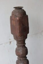 Wooden Candlestick Holder, Rustic Wood Candle stand - Image 2