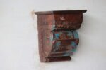 Handcrafted Vintage Wooden Wall Hanging Shelf - Image 2