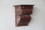 Handcrafted Vintage Wooden Wall Hanging Shelf - Image 2