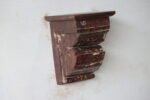Handcrafted Vintage Wooden Wall Hanging Shelf - Image 2