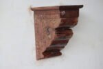 Handcrafted Vintage Wooden Wall Hanging Shelf - Image 3