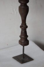 Wooden Candlestick Holder, Rustic Wood Candle stand - Image 3
