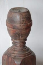 Wooden Candlestick Holder, Rustic Wood Candle stand - Image 2