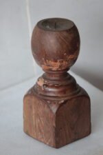 Wooden Candlestick Holder, Rustic Wood Candle stand - Image 2