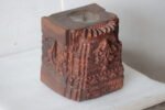 Wooden Candlestick Holder, Rustic Wood Candle stand - Image 2