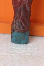 Wooden Lady Figure Old Vintage Rare Decorative Collectible - Image 4