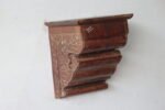 Handcrafted Vintage Wooden Wall Hanging Shelf - Image 2