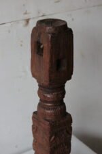 Old Charpai Wooden Legs Candle Stand Indian Vintage Antique - Image 2