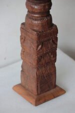 Old Charpai Wooden Legs Candle Stand Indian Vintage Antique - Image 3