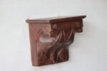 Handcrafted Vintage Wooden Wall Hanging Shelf - Image 2