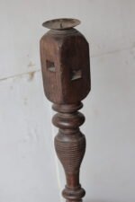 Wooden Candlestick Holder, Rustic Wood Candle stand - Image 2