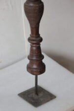 Wooden Candlestick Holder, Rustic Wood Candle stand - Image 3