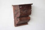 Handcrafted Vintage Wooden Wall Hanging Shelf - Image 2