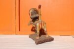Old Vintage Wooden Yali Carved Lion Figure - Image 3