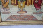 Photo Frame Old Vintage Ravi Varma Print Vishnu Garuda Hanuman Golden - Image 4