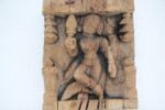 Wooden Lady Panel Carved Old Vintage Indian Rare Home Decor Collectible - Image 2