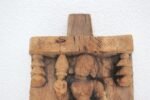 Wooden Lady Panel Carved Old Vintage Indian Rare Home Decor Collectible - Image 3