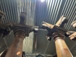9.3 feet Indian Jack Wood Chettinad Pillars (Columns) Set of 4 - Image 9