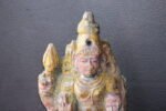 Wooden Panel Laxmi 1900s Old Vintage Antique Rare Home Decor Collectible - Image 3