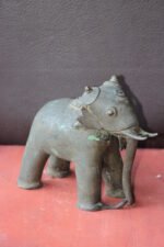 Brass Statue Big Elephant Old Vintage Home Decor Figure Halloween Gifts - Image 2
