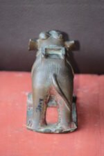 Brass Statue Elephant Old Vintage Home Decor Collectible Halloween Gifts - Image 3