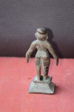 Rare Brass Statue Figure Man Old Antique Home Decor Collectible Halloween - Image 4