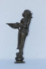 Brass Statue Deep Angel Lady Old Vintage Home Decor Figure Christmas Gifts - Image 7