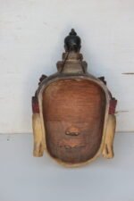 Odisha Folk Dance Antique Wooden Mask Wall Decor - Image 7