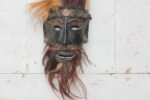 Handmade Wooden Hairy Jhakri Mask - Tribal Wall Hanging - Traditional Collectible Decor - Image 5
