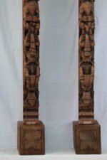Wooden Newly Crafted Chettinad door Bracket - Image 11