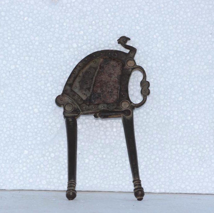 J-26.jpg Antique Brass Betel Nut Cutter – Vintage Indian Tool, Decorative Collectible - Image 1