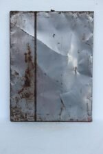 Old Original Ravi Varma Cotton Work Print Vishnu Laxmi Saraswati Garud Vahanam - Image 6