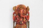 Wooden Ganesh Figure Antique Vintage Style New Art Home Decor Collectible - Image 2