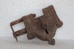 RARE OLD VINTAGE Rustic Iron Lock-Key Antique Design Home Decor Collectible - Image 4