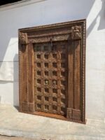 Traditional Carving Door With Frame - Image 11