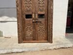 Traditional Carving Door With Frame - Image 15