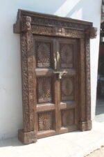 Traditional Carving Door With Frame - Image 5