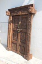 Traditional Carving Door With Frame - Image 6