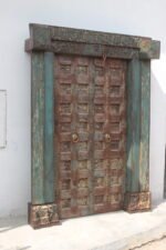 Traditional Carving Door With Frame - Image 5