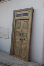 Traditional Carving Door With Frame - Image 6