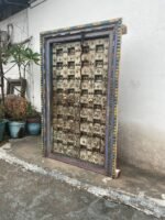 Indian Door | Colorfull Carving Door With Frame - Image 4