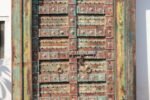 Distressed Antique Indian Teak Door and Frame - Image 3